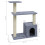 Cat Tree with Sisal Posts Light Grey 70 cm 5