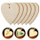 Wood Heart Cutouts Unfinished 50 pcs 4