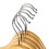 Lot de 10 cintres en bois 4