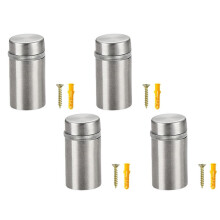 Monteringsskruer til badeværelsesglas i rustfrit stål (4 stk.)