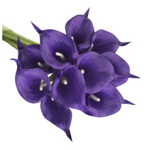 Sunxin künstlicher Calla-Lilienstrauß, 10 Stück