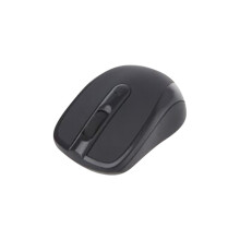 Draadloze, stille muis voor laptop, pc en Mac (zwart)