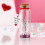 Valentinstagsgeschenkflasche mit herzförmiger Schlüsselbotschaft 7