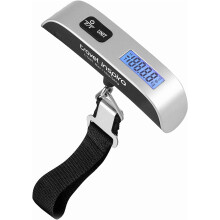Lugga Scale, Portable Digital Hanging Bagga Scale for Travel, Suitcase Weight Scale with Rubber Paint, 110 Pounds, Battery Included