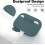 Green AirPods Pro 2 silicone case 2 pcs 3