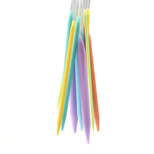 Plastic Circular Knitting Needles 80 cm 12 pcs 2
