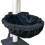 Cat tree black 50 x 35 x 138 cm 6