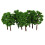 Model Train Trees 1:150 Scale Assorted 40PC 6
