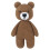 Urso de crochê feito à mão em algodão para bebês, super macio. 1