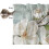 Kitchen Curtains Valances White Floral Vintage 1 Panel 54" 5