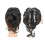 Chignon sintetico riccio e ondulato con ciocche 1