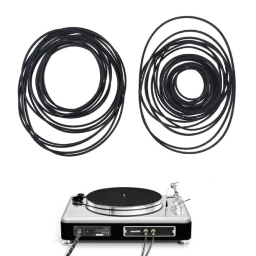 Cassette tape machine straps 1.5mm rubber 10 pcs 2