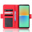 Sony Xperia 10 IV case with detachable card holder red 2