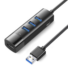 Cable divisor de datos USB 3.0 de 4 puertos para PC y portátiles