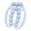 Anti-cellulite benrulle med 12 hjul 1