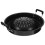 Bandeja de ferro reutilizável preta para churrasco (1 conjunto) 1