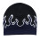Pletená čepice Lanema Y2K s plameny 1