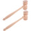 Holz-Anwaltshammer-Set, unbehandelt, 2-teilig 1