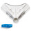 Colaxi pool frame corner support metal 4-pack 6
