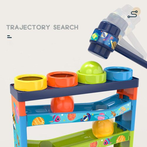 Ball Ramp Toy with 4 Mini Balls 2