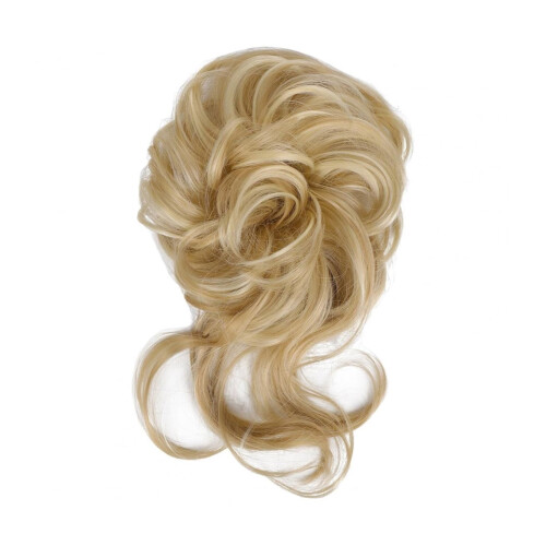 Perucă Chignon Aspect Natural Rezistent la Căldură Respirabil Elastic