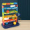 Ball Ramp Toy with 4 Mini Balls 4