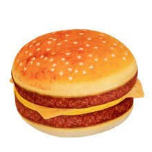 3D polštář ve tvaru hamburgeru na dětskou ložnicovou pohovku 1 ks