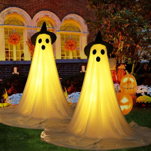 Decorações de Halloween em LED com controle remoto (pacote com 2)
