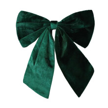Laço de Natal pré-amarrado para decoração de ambientes internos e externos (1 unidade)