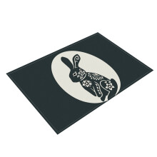 Truck Hop Bunny placemats, wasbaar, antislip, 4-pack