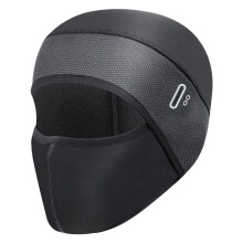 Zimná lyžiarska kapucňa Ice Silk Face Hood, vetruodolná, čierna