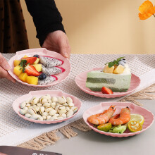 Mini assiettes en paille de blé réutilisables et compatibles lave-vaisselle et micro-ondes