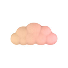 Polssteun in de vorm van een wolk voor toetsenbord en muis