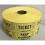 Rollo de boletos de rifa amarillos dobles Stub1000 1