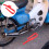 Guida catena per forcellone moto, rossa (1 pezzo) 1