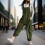 Women's Solid Work Overalls with Pockets 1 Pack 1