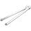 Clé à meuleuse d'angle réglable en acier argenté (1 pièce) 1