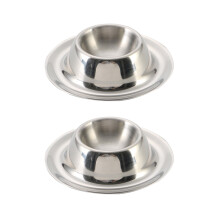 Soporte para huevos de gallina Raindrops de acero inoxidable (2 unidades)