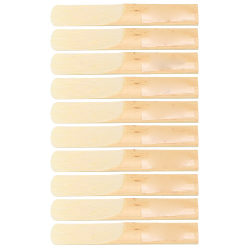 Clarinet Reed B Flat Wood Colour 10 pcs 1