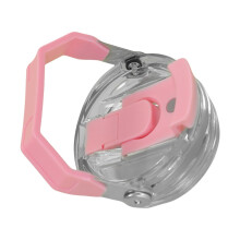 Couvercle étanche en plastique avec poignée pour gobelet de 890 ml (30 oz).