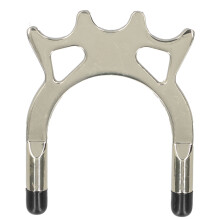 Billiard Cue Rest with Adjustable Bridge Head and Screw-on