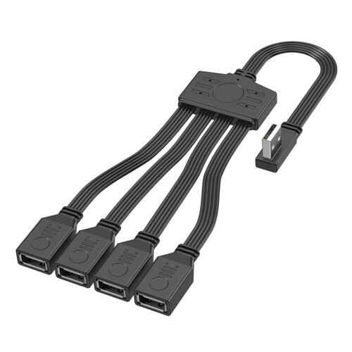 Cabo divisor USB 2.0, 1 macho para 4 fêmeas