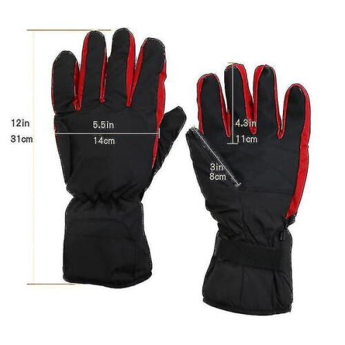 Electric Heated Gloves Winter Battery Powered 1 Pair 2