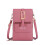 Γυναικεία μίνι τσάντα τηλεφώνου crossbody σε έντονο ροζ χρώμα με ρυθμιζόμενο σχέδιο 2