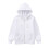 Kids Hoodie Solid Color Zip-Up Sweatshirt for Fall Winter, 4
