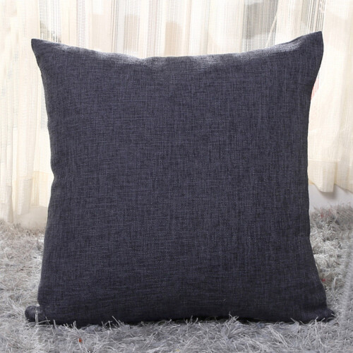 Housse de canapé décorative d'été 45x45cm en polyester avec fermeture éclair