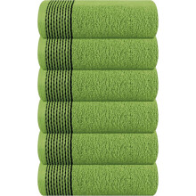Ensemble de serviettes de toilette en coton ultra douces, 6 pièces, 40 x 60 cm