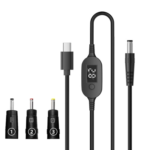 PD3.1 Typ-C auf DC5525 Kabel 140W Einstellbare Spannung