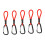 Mehrfarbiges Gummiseil mit Haken, 5er-Pack 1