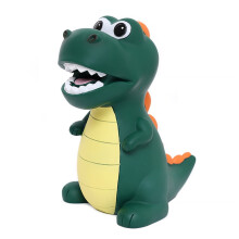 Dinosaurus spaarpot van plastic voor kinderen, 1 stuk
